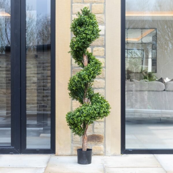 Artificial Buxus Spiral Stem Topiary Tree