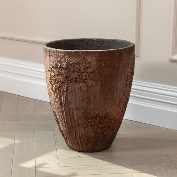 Artificial Pampas Grass In Bernd Imperial Brown Planter - Image 4