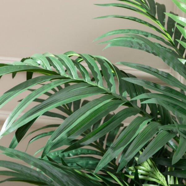 Artificial Paradise Palm Tree UV/IFV in Black Planter - Image 3